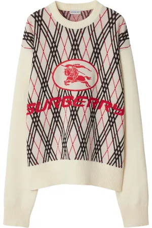 Burberry Argyle-knit jumper
