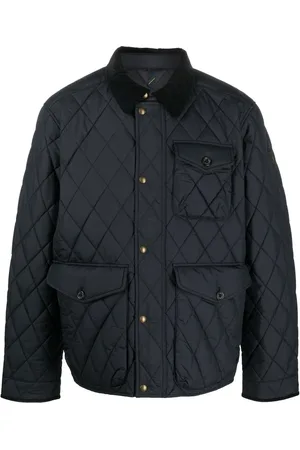 Ralph Lauren Diamond-quilt button-fastening jacket