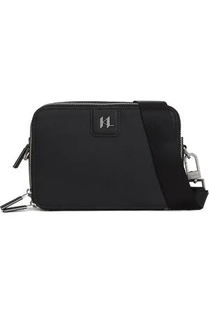 Karl Lagerfeld Monogram leather camera bag