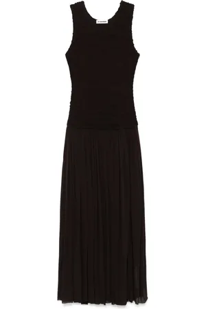 Jil Sander Pleated maxi dress