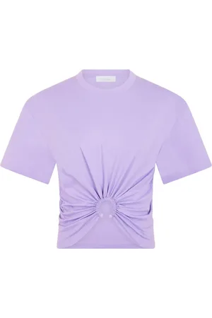 Paco rabanne Logo-embroidered cropped T-shirt