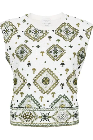 Giambattista Valli Sequin-embelished tank top