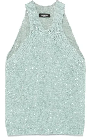 Fabiana Filippi Sequin-embellished top