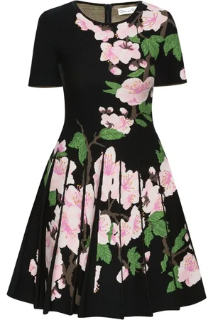 Oscar de la Renta Floral-print mini dress