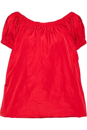 Molly Goddard Babydoll taffeta blouse