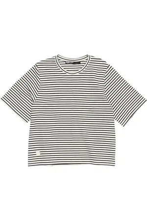 Bimba y Lola Striped boxy T-shirt