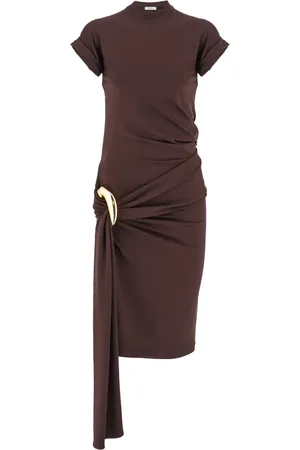 Salvatore Ferragamo Gathered jersey dress