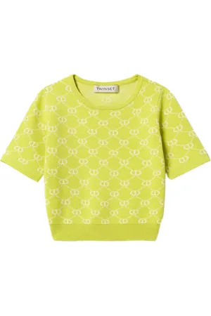 Twin-Set Monogram jacquard top