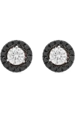 HYT Jewelry 18kt white gold diamond stud earrings