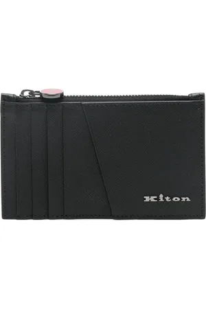 Kiton Leather cardholder