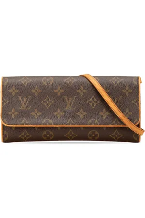 LOUIS VUITTON 2002 Monogram Pochette Twin GM crossbody bag