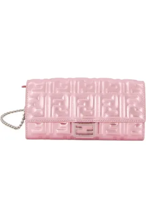 Fendi Baguette Continental matelass??-effect cross body bag