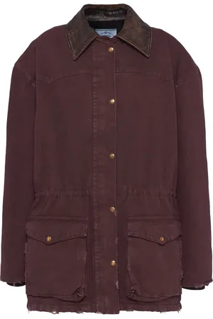 Prada Single-breasted canvas jacket