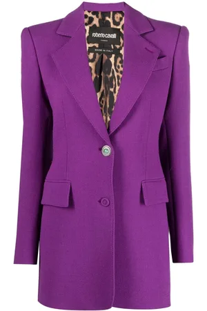 Roberto Cavalli Single-breasted wool blazer