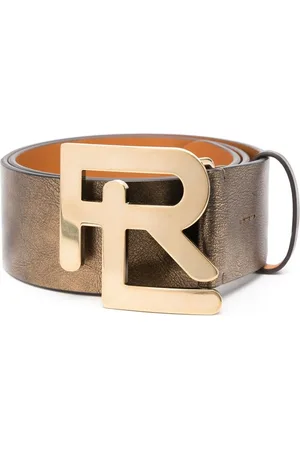 Ralph Lauren Logo-buckle leather belt