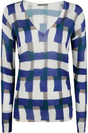 IN BED WITH YOU Geometric-print jumper