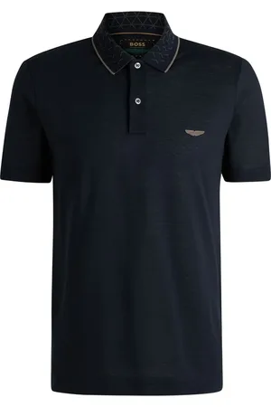 HUGO BOSS X Aston Martin logo-patch polo shirt