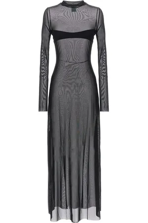 NOT AFTER TEN Tulle maxi dress