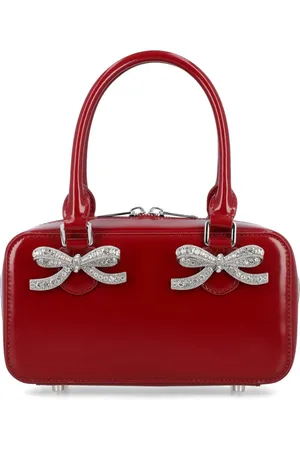Self-Portrait Rhinestone-embellished mini bag