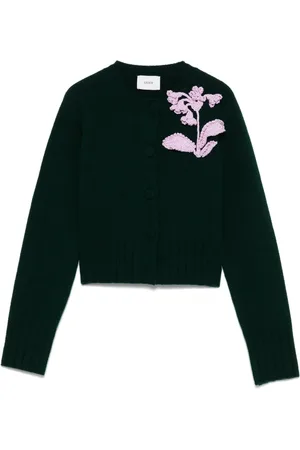 Erdem Floral-appliqu?? cardigan