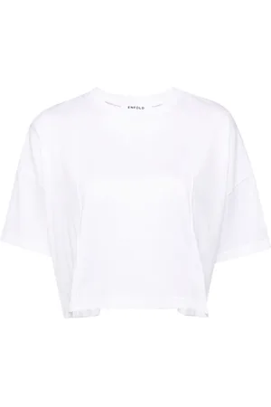 ENFÖLD Pintuck cotton T-shirt