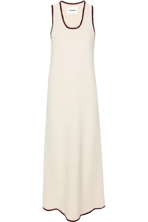 Jil Sander Crochet-knit maxi dress