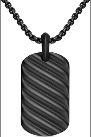 David Yurman Sculpted Cable tag (35mm)