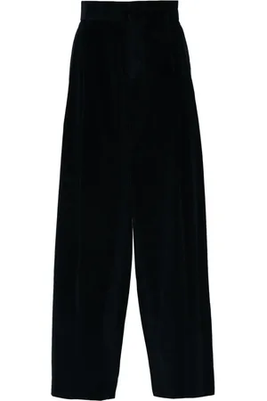 Kolor Corduroy pleat-detail wide-leg trousers