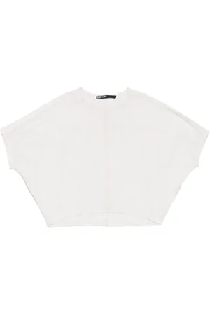 Bimba y Lola Pleated-detail short-sleeve top