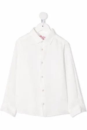 MC2 SAINT BARTH Linen long-sleeve shirt