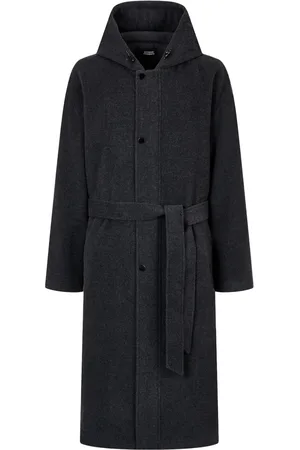 Studio Tomboy Hooded long-belt coat