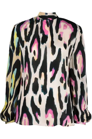 Roberto Cavalli Leopard print long-sleeve shirt