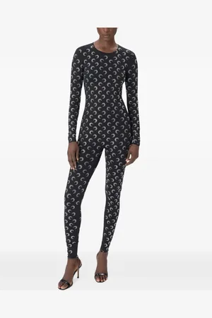 Marine Serre Moon-pattern jersey jumpsuit