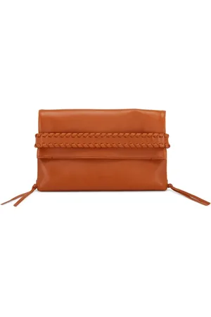 Chloé Whipstitch-trim clutch bag