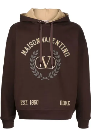 VALENTINO GARAVANI Logo-print cotton hoodie