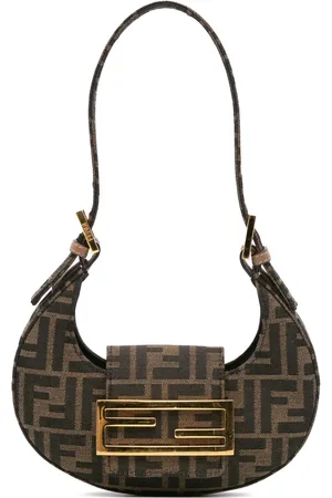 Fendi 2010-2024 Mini Zucca Canvas Cookie hobo bag