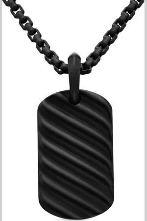 David Yurman Sculpted Cable tag (27mm)