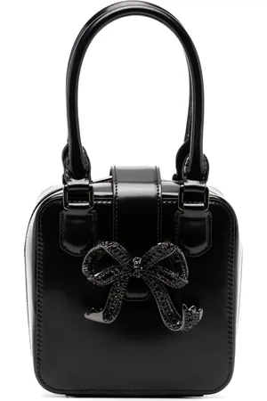 Self-Portrait Leather square mini bag