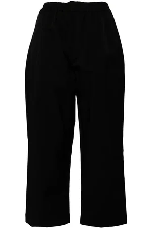 BIYAN Elasticated waistband straight trousers