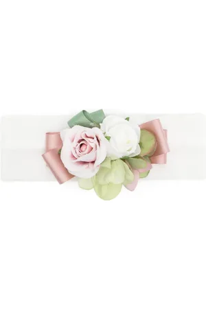 COLORICHIARI Floral-appliqué hair band