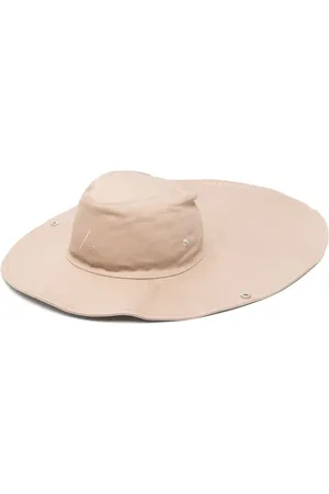 The Attico Logo-embroidered sun hat