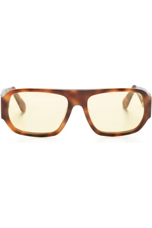GCDS Tortoiseshell oversize-frame sunglasses