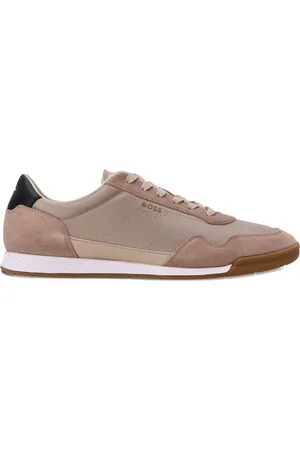 HUGO BOSS Titanium mesh-panelled sneakers