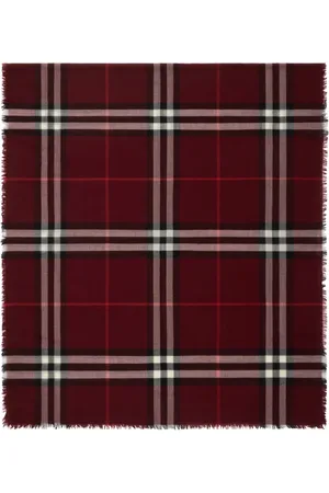 Burberry Checked wool scarf