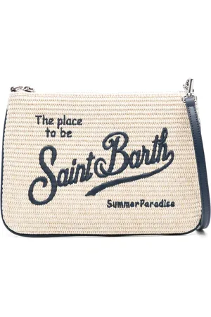 MC2 SAINT BARTH Parisienne straw clutch bag