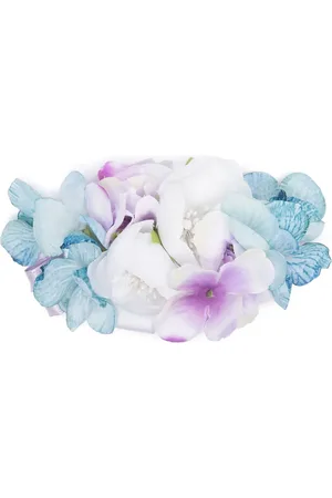 COLORICHIARI Floral-appliqué hair clip