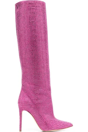 PARIS TEXAS Holly 110mm crystal-embellished boots