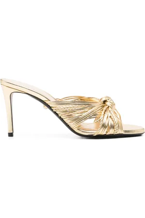 Alevì 85mm knot-detail mules