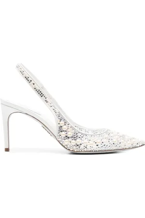 RENE CAOVILLA 80mm pearl-embellished pumps