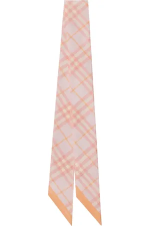Burberry Checked silk scarf